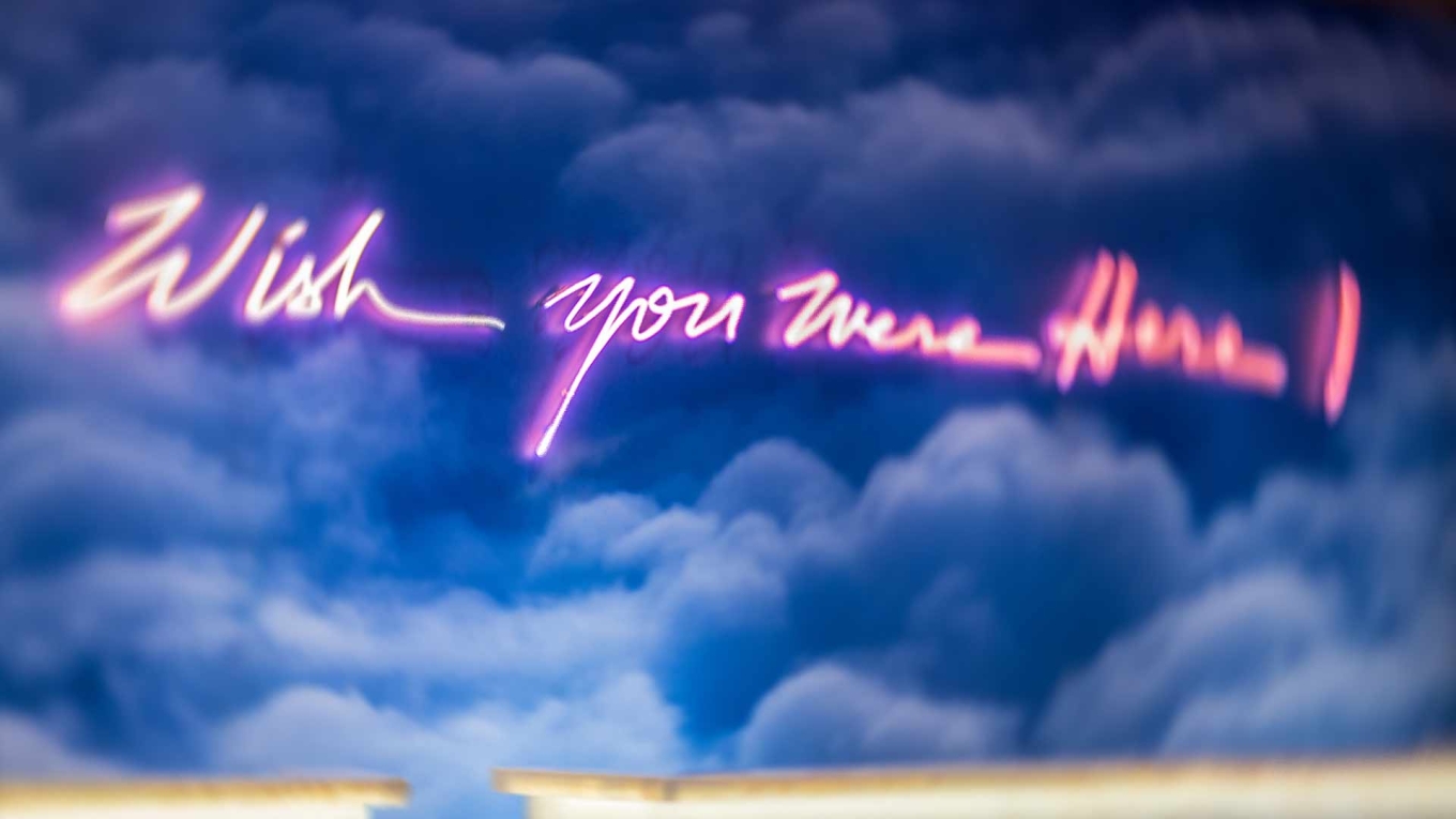 Wish You Were Here Neon Sign